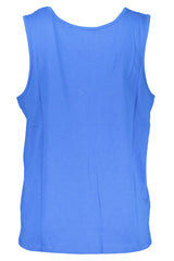 GIAN MARCO VENTURI MEN'S BLUE TANK TOP