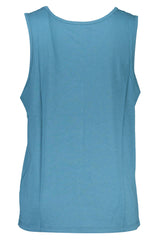 GIAN MARCO VENTURI MEN'S BLUE TANK TOP