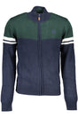 GIAN MARCO VENTURI BLUE MEN'S CARDIGAN