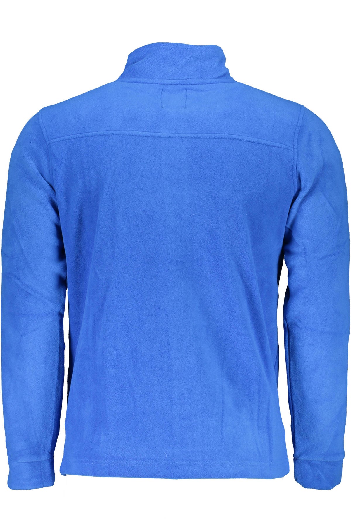 GIAN MARCO VENTURI MEN'S BLUE ZIP-UP SWEATSHIRT
