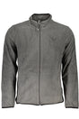 GIAN MARCO VENTURI MEN'S GRAY ZIP SWEATSHIRT