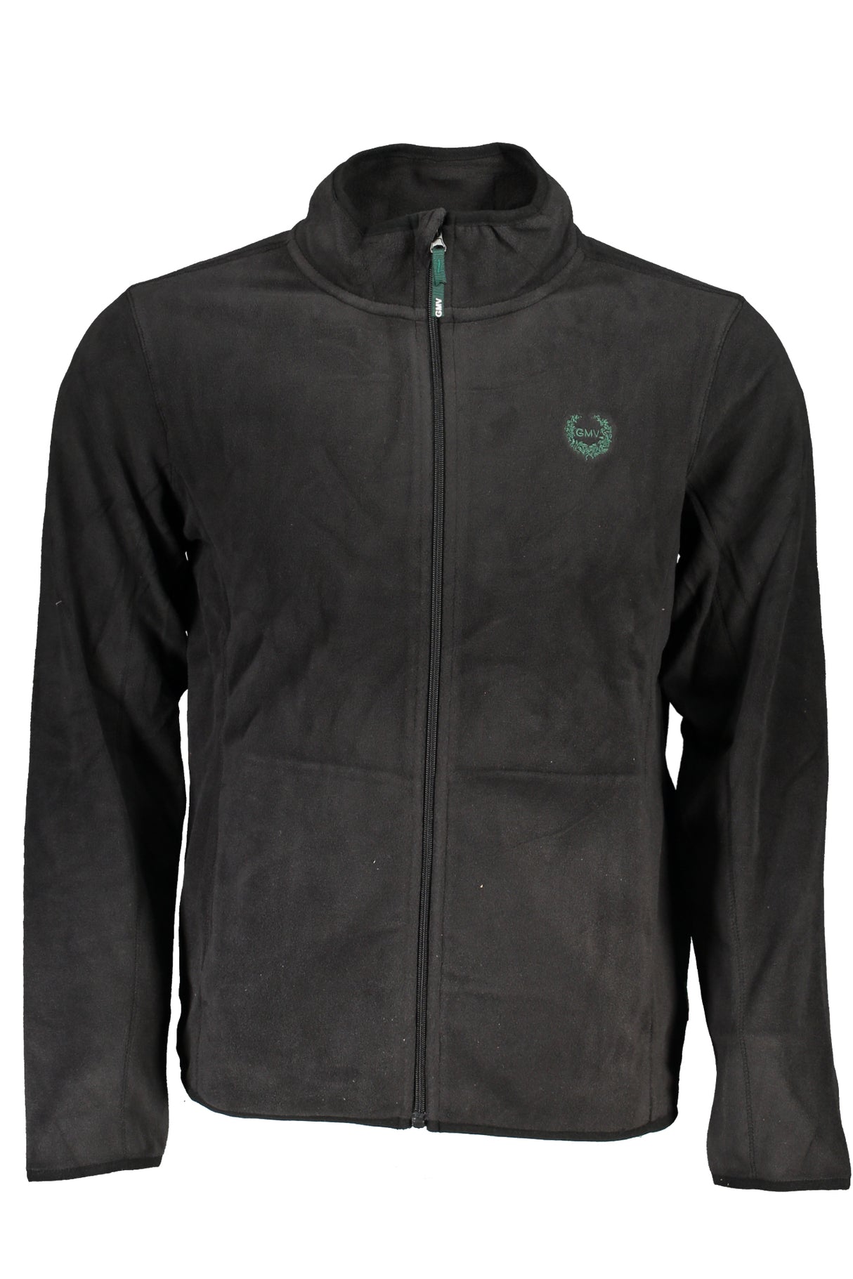 GIAN MARCO VENTURI MEN'S BLACK ZIP SWEATSHIRT