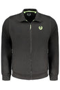 GIAN MARCO VENTURI MEN'S BLACK ZIP SWEATSHIRT