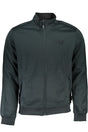 GIAN MARCO VENTURI MEN'S GREEN ZIP SWEATSHIRT