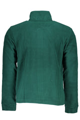 GIAN MARCO VENTURI MEN'S GREEN ZIP SWEATSHIRT