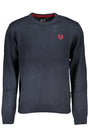 GIAN MARCO VENTURI MEN'S BLUE SWEATER
