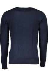 GIAN MARCO VENTURI MEN'S BLUE SWEATER