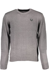 GIAN MARCO VENTURI MEN'S GRAY SWEATER