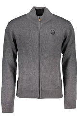 GIAN MARCO VENTURI MEN'S GRAY SWEATER