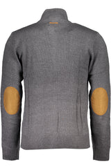 GIAN MARCO VENTURI MEN'S GRAY SWEATER