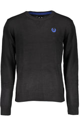 GIAN MARCO VENTURI MEN'S BLACK SWEATER