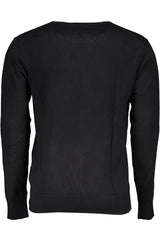 GIAN MARCO VENTURI MEN'S BLACK SWEATER