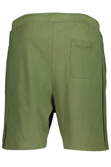 GIAN MARCO VENTURI MEN'S GREEN SHORTS