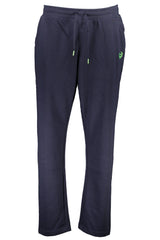 GIAN MARCO VENTURI MEN'S BLUE TROUSERS