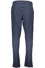 GIAN MARCO VENTURI MEN'S BLUE TROUSERS
