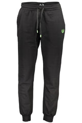 GIAN MARCO VENTURI BLACK MEN'S PANTS