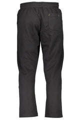 GIAN MARCO VENTURI BLACK MEN'S PANTS