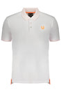 GIAN MARCO VENTURI MEN'S WHITE SHORT SLEEVED POLO SHIRT