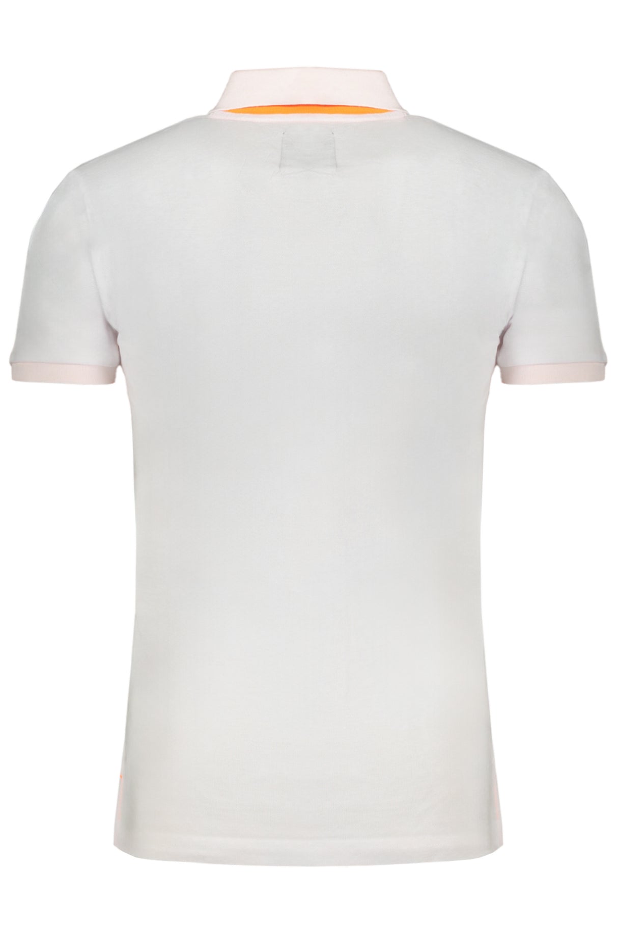 GIAN MARCO VENTURI MEN'S WHITE SHORT SLEEVED POLO SHIRT