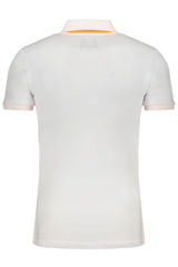 GIAN MARCO VENTURI MEN'S WHITE SHORT SLEEVED POLO SHIRT