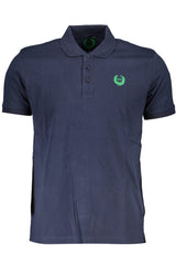 GIAN MARCO VENTURI MEN'S SHORT SLEEVE POLO BLUE
