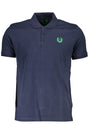 GIAN MARCO VENTURI MEN'S SHORT SLEEVE POLO BLUE