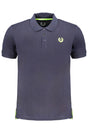 GIAN MARCO VENTURI MEN'S SHORT SLEEVED POLO SHIRT BLUE