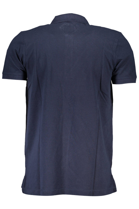 GIAN MARCO VENTURI MEN'S SHORT SLEEVE POLO BLUE