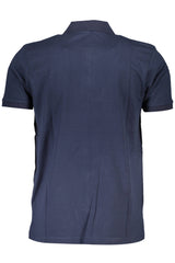 GIAN MARCO VENTURI MEN'S SHORT SLEEVE POLO BLUE