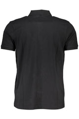 GIAN MARCO VENTURI MEN'S SHORT SLEEVE POLO BLACK