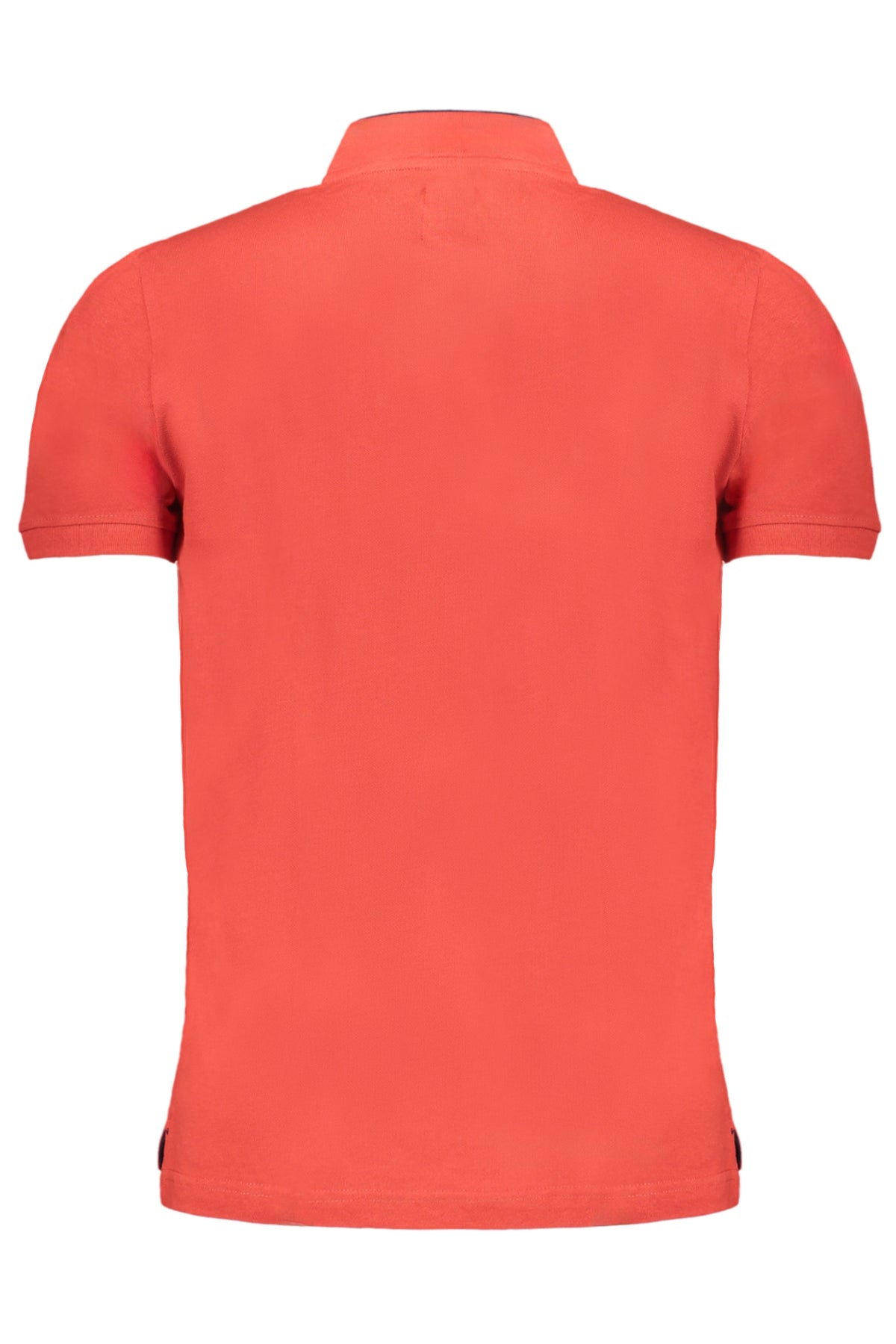 GIAN MARCO VENTURI MEN'S RED SHORT SLEEVED POLO SHIRT