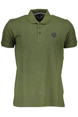 GIAN MARCO VENTURI MEN'S SHORT SLEEVE POLO GREEN