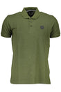 GIAN MARCO VENTURI MEN'S SHORT SLEEVE POLO GREEN