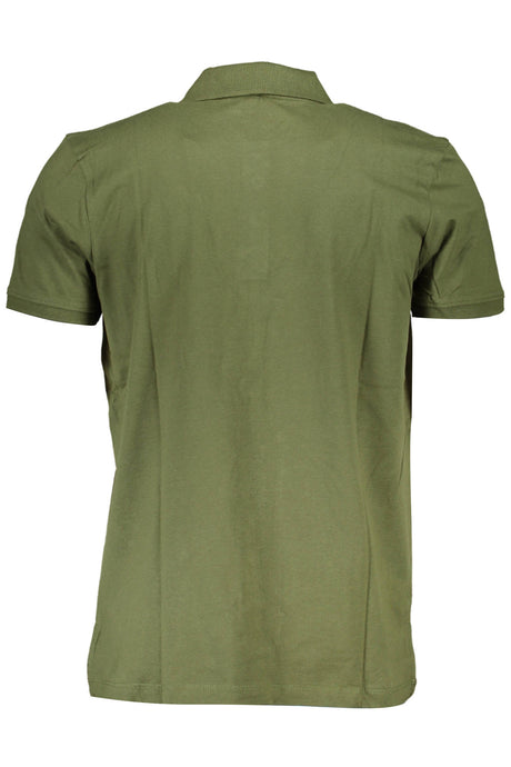 GIAN MARCO VENTURI MEN'S SHORT SLEEVE POLO GREEN