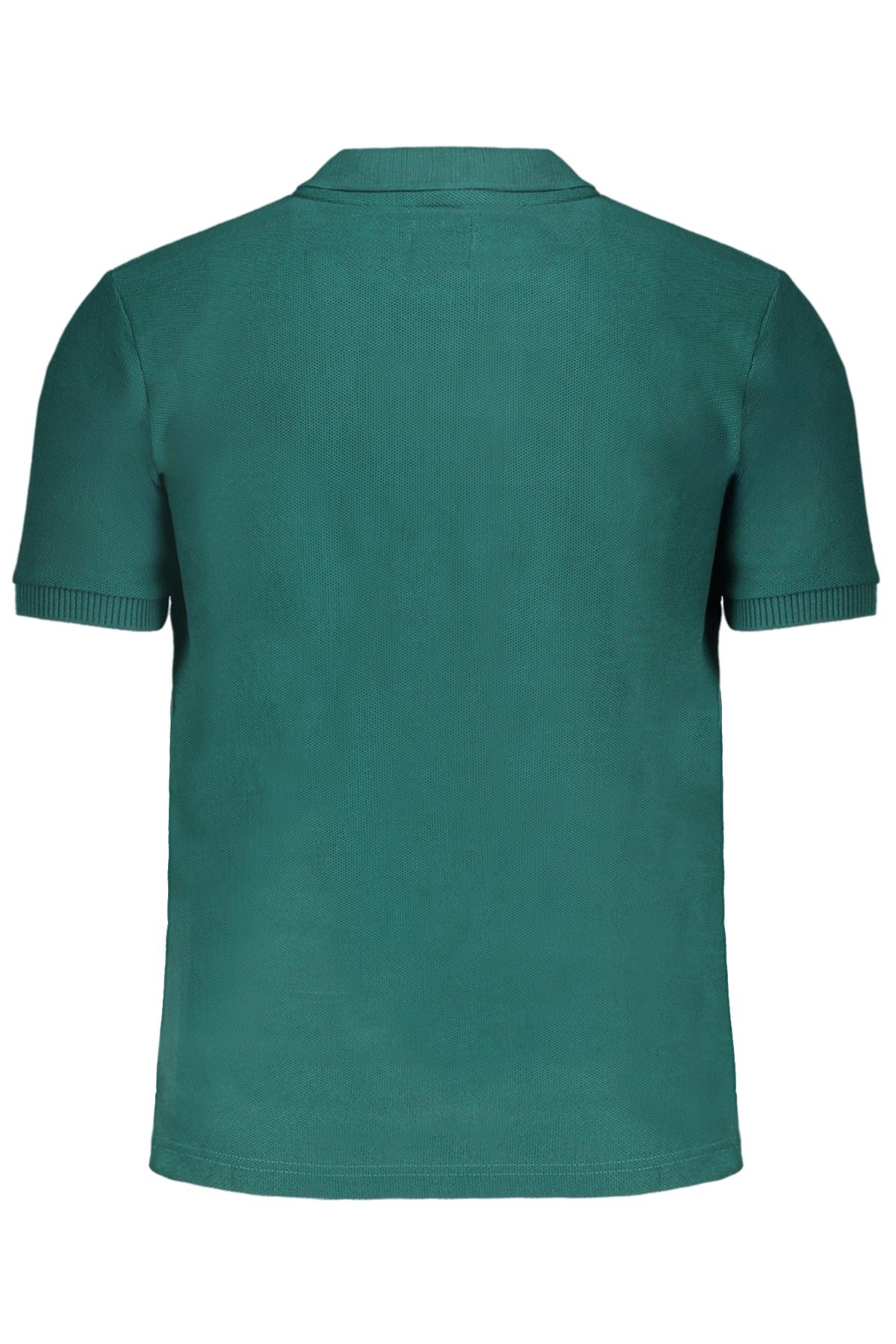 GIAN MARCO VENTURI GREEN MEN'S SHORT SLEEVED POLO SHIRT