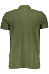 GIAN MARCO VENTURI MEN'S SHORT SLEEVE POLO GREEN