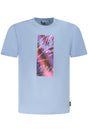 GIAN MARCO VENTURI MEN'S SHORT SLEEVE T-SHIRT BLUE