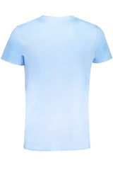 GIAN MARCO VENTURI MEN'S SHORT SLEEVED T-SHIRT BLUE