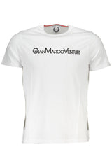 GIAN MARCO VENTURI MEN'S SHORT SLEEVE T-SHIRT WHITE