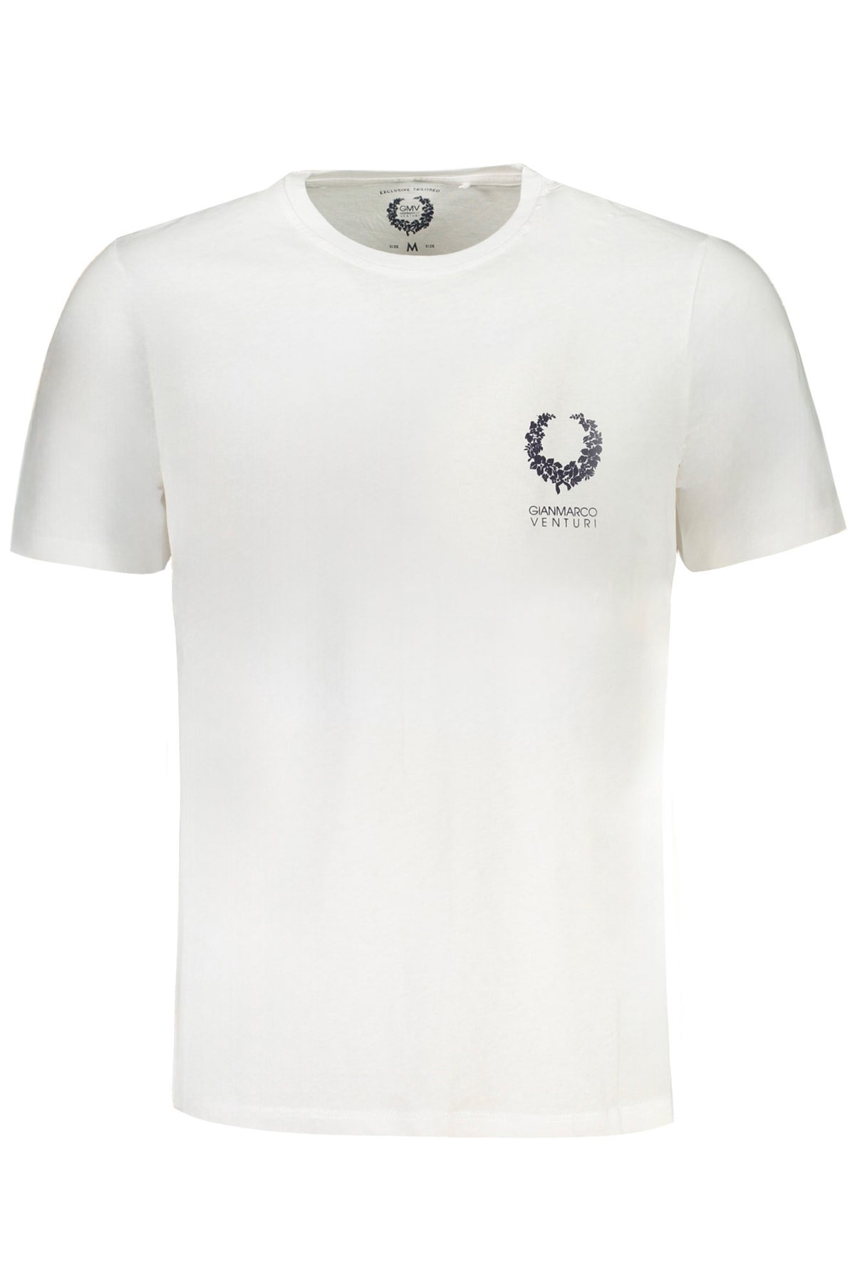 GIAN MARCO VENTURI MEN'S SHORT SLEEVED T-SHIRT WHITE