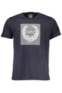 GIAN MARCO VENTURI MEN'S SHORT SLEEVED T-SHIRT BLUE