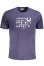 GIAN MARCO VENTURI MEN'S SHORT SLEEVED T-SHIRT BLUE