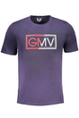 GIAN MARCO VENTURI MEN'S SHORT SLEEVED T-SHIRT BLUE