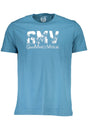 GIAN MARCO VENTURI MEN'S SHORT SLEEVE T-SHIRT BLUE