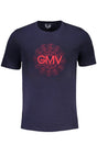 GIAN MARCO VENTURI MEN'S SHORT SLEEVED T-SHIRT BLUE