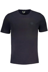 GIAN MARCO VENTURI MEN'S SHORT SLEEVED T-SHIRT BLUE
