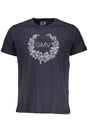 GIAN MARCO VENTURI MEN'S SHORT SLEEVED T-SHIRT BLUE