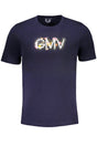 GIAN MARCO VENTURI MEN'S SHORT SLEEVED T-SHIRT BLUE