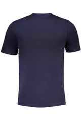 GIAN MARCO VENTURI MEN'S SHORT SLEEVED T-SHIRT BLUE