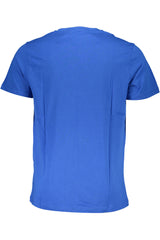 GIAN MARCO VENTURI MEN'S SHORT SLEEVE T-SHIRT BLUE